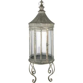 Svícen Kovová zdobená závěsná lucerna Angelien – 34x103 cm + doprava zdarma