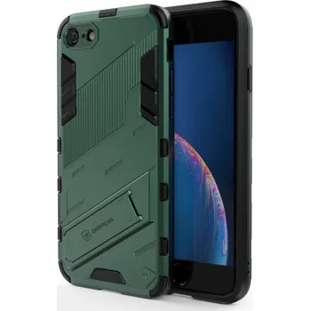 Pouzdro na mobilní telefon Odolný ochranný kryt se stojánkem pro iPhone 7 / 8 - zelený