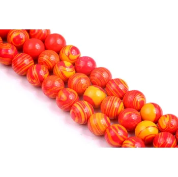 Korálek Syntetický Malachit č.217 (8mm)