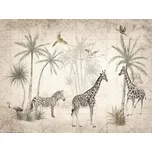 Vliesová fototapeta na zeď ML1501 Graphic Animal Jungle 3,71x2,8 m
