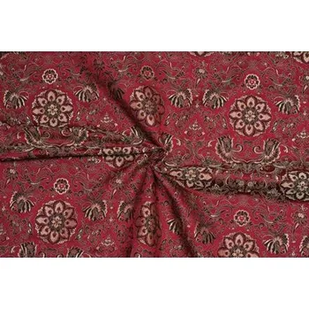 Brokát chryzantéma, rudý, sartor.cz