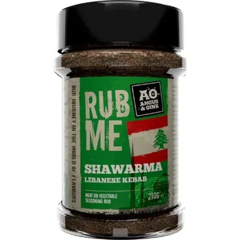 Koření BBQ koření Shawarma 210g Angus&Oink