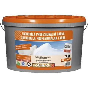 barva na zeď Barva na zeď Hornbach Sněhobílá profesionální bez konzervantů 24 kg