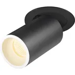 BIG WHITE (SLV) NUMINOS PROJECTOR M stropní zápustné svítidlo, 3000 K, 55d, válcové, černé/bílé 1007000