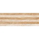 SUPERCERAMICA WEMBLEY obklad Relieve Stripe Beige G 20x60 (1,20 m2) WEM006