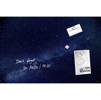 Kancelářský nábytek Sigel magnetický skleněný stůl Artverum Galaxy (š x v) 60 cm x 40 cm modrá GL283