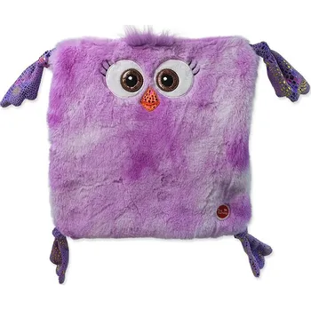 Hračka pro psa Hračka DOG FANTASY plyš - Monsters kuře čtvercové šustící fialové 28cm