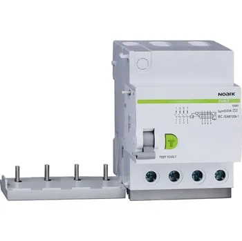 Proudový chránič Noark 100566 Ex9LE 10mA 4P 63A Chráničový modul pro Ex9B, 4pól, In=63A, IDn=10mA (Ex9LE 10mA 4P 63A)