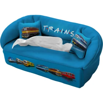 IMPAR Gauč na kapesníčky Trains dekorace