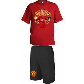 Letní set Cristiano Ronaldo Manchester United Velikost: 4XL (bavlna), Materiál: 100% Bavlna, Pohlaví: Panské