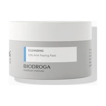 Pleťový peeling Biodroga Cleansing Medical 10% AHA Peeling Pads peelingové polštářky pro rovnoměrnou strukturu pleti 40 ks