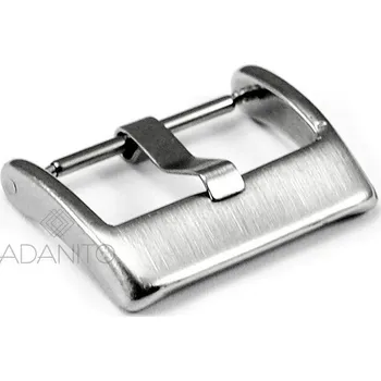 Řemínek na hodinky Stříbrná ocelová přezka