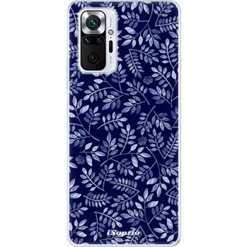 Pouzdro na mobilní telefon Odolné silikonové pouzdro iSaprio - Blue Leaves 05 - Xiaomi Redmi Note 10 Pro