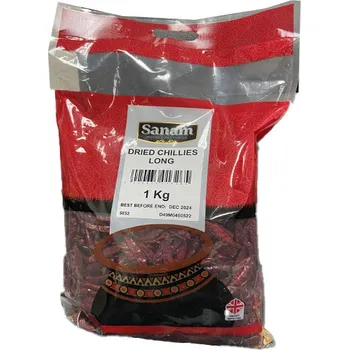 Koření Sanam Sušené Chilli Celé Dlouhé 1kg