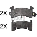 A.B.S. Sada brzdových destiček, kotoučová brzda 38202