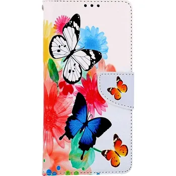Pouzdro na mobilní telefon Pouzdro Xiaomi Redmi Note 11 Pro 5G knížkové Barevné s motýlky (kryt neboli obal na Xiaomi Redmi Note 11 Pro 5G)