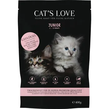 2x400g Cat's Love Junior s drůbežím – výhodné balení