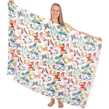 Šátek Sarong / pareo / plážový šátek s motýlky Mariposa Margo, Sittar.cz