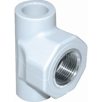 Vodovodní potrubí T-kus s kovovým vnitřním závitem PPR d 32 x 1/2"
