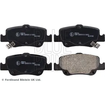 Brzdový systém Sada brzdových destiček, kotoučová brzda BLUE PRINT ADT342173