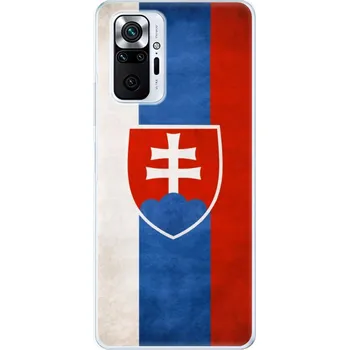 Pouzdro na mobilní telefon Odolné silikonové pouzdro iSaprio - Slovakia Flag - Xiaomi Redmi Note 10 Pro