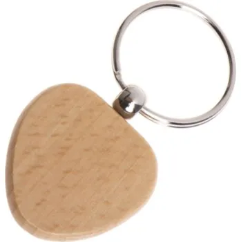 Dřevěný Přívěsek na Klíče Klíčenka Výběr Variant Možnost Gravírování Srdíčko