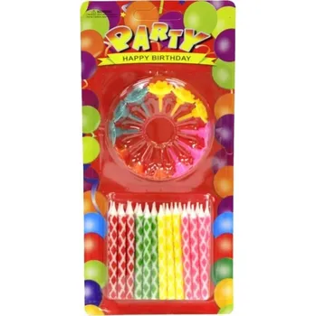 Dortová svíčka Dortové svíčky - 24 ks - PK106-1