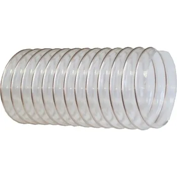 Ventilační potrubí SCHAUENBURG 270/280 FLEXADUR PU-1N O - Hadice (270x280) pro odsávání mírně abrazivních materiálů, -40/+100°C, 0,4 mm