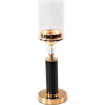 Svícen DEKORAČNÍ KERAMICKÝ SVÍTNÍK (FI) 12X42 CM ZLATÁ