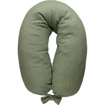 Kojící polštář ENIE BABY kojící polštář z paměťové pěny VAFLOVÝ Khaki