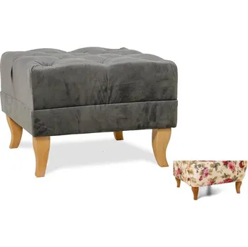 Taburet Taburet Ludvik, květy, 59 x 42 x 59 cm, skladem