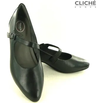 Dámská móda Nízké černé lodičky Tamaris, pásek přes nárt, 8-54305-41 43