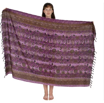 Šátek Sarong / pareo / plážový šátek Visgraat Purple, Sittar.cz