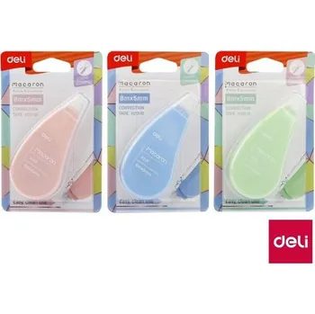 Korekční prostředek Korekční strojek 5mm x 8m COVER UP DELI EH20101