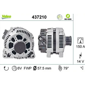 Autoelektrika generátor VALEO 437210