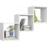 AKORD Star nástěnná police bílá