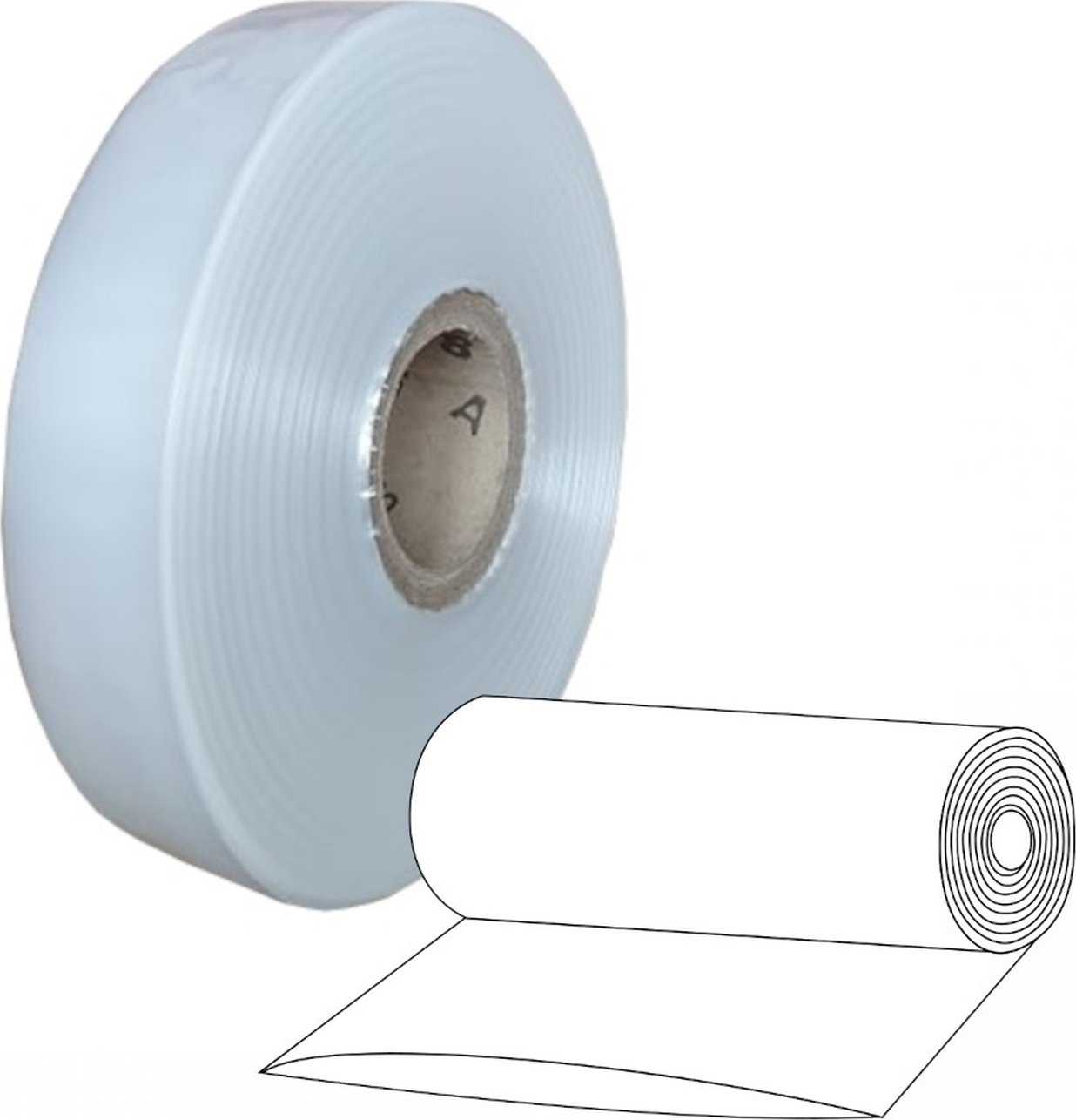 PE fólie hadice - rukáv, 48 x 0,055 mm