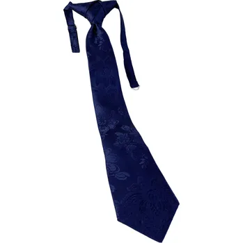 HEDVA ČESKÝ BROKÁT Plastron VSh 757 GERBERA modrá