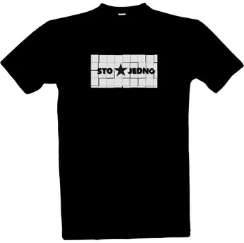 Pánská móda Tričko s potiskem Tričko STO&1 - stoajedno - black pánské