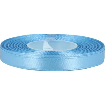 Atlasová stuha šíře 9 mm POL, barva Modrá sv. (3147)