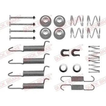 Brzdový systém Sada příslušenství, parkovací brzdové čelisti QUICK BRAKE 105-0016