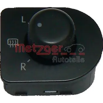 Auto zrcátko Spínač, nastavení vnějšího zrcátka METZGER 0916071