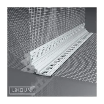 Stavební profil LIKOV LD-W50 UNI 8,5 lišta dilatační univerzální 8,5mm 2D se skl. tk. 125/125mm délka 2m