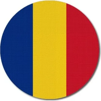 Vlajka Pelisport Rumunská vlajka kulatá tisk ø 45 mm