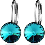 NUBIS® Ocelové náušnice s krystaly Swarovski® BLUE ZIRCON - NBS08-BZ