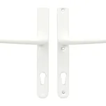 kování pro plast.dveře klika+klika 92mm Al BÍ RICHTER