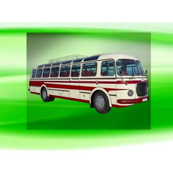 Nášivka autobus ŠKODA RTO 706 DTF nažehlovačka 7x4 cm (nažehlovačka s AUTOBUSEM)