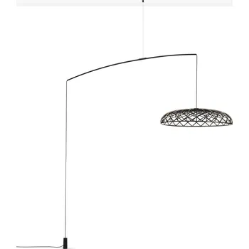 Stojací lampa Flos F6394031 Skynest Motion, antracitové stropní svítidlo, 57W LED 2700K stmívatelné, prům. 90,4cm