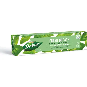 Dentální hygiena Dabur - bylinková zubní pasta s bazalkou 100 ml