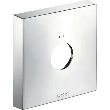 Axor - Prodlužovací rozeta hranatá, jeden otvor, červená-modrá, chrom 14965000